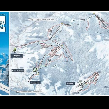Studio Porte Du Mont Blanc Combloux Aux Pieds Des Pistes المظهر الخارجي الصورة